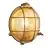 Nordlux Polperro Wandlamp Messing en Glas Messing - Buitenverlichting | 195mm - IP64 - Geschikt voor E27
