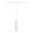 SLV Railspot Hanglamp Spot Enola B 1-Fase Aluminium Wit | Geschikt voor 1x GU10